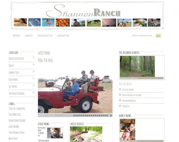 shannonranch wordpress