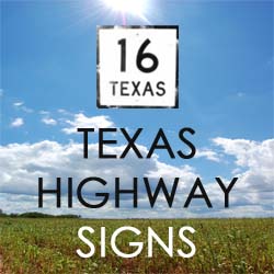 Texas Highway Signs button